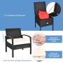 Outdoor furniture set, 3 pieces