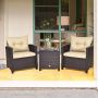 Outdoor furniture set, 3 pieces