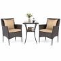 Outdoor furniture set, 3 pieces