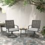 Outdoor furniture set, 3 pieces