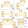 Outdoor furniture set, 4 pieces, Brown/Grey