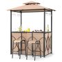 Outdoor bar furniture set, 3 pieces