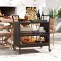 Outdoor bar cart, 3 levels, 86 × 50 × 89 cm