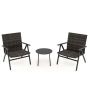 Outdoor bistro furniture set, 3 pieces