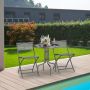 Outdoor bistro furniture set, 3 pieces