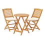 Outdoor bistro set, 3 pieces
