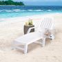 Outdoor lounger, 5 backrest positions, 152.5–190 × 73.5 × 40–92 cm