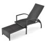 Outdoor lounger, 5-level backrest