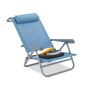Õue lamamistool Relaxdays 10026478_45, 8 asendit, 58 × 76,5 × 80 cm
