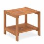 Outdoor coffee table, 2 shelves, 51 × 48 × 45 cm