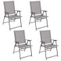 Outdoor chair, foldable, Gray, 61 × 96.5 × 58.4 cm