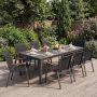 Outdoor chair set, 8 pcs, 56 × 66 × 88 cm