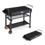 Outdoor BBQ trolley, foldable, 109 × 46 × 87 cm