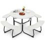Outdoor Picnic Table Set, 8 Seater