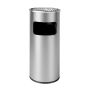 Välistingimuste prügikast Relaxdays 10053475_55, eemaldatava konteineriga tuhatoos, 30 l, Ø 23,5 × 60,5 cm