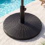 Outdoor umbrella stand, 44.45 × 31.75 × 44.45 cm