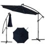 Outdoor umbrella, 112 LED lights, 303 × 243.5 cm