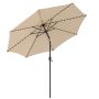 Outdoor umbrella, 112 LED lights, Ø 304.8 × 259.08 cm