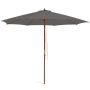 Outdoor umbrella, 8 bamboo ribs, Sand, 300 × 300 × 262 cm