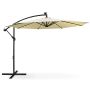 Уличный зонт MILIN, восьмиугольный со светодиодной подсветкой, бежевый, 300 × 300 × 245 см