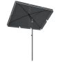 Outdoor umbrella Outsunny 198x130x245cm., dark gray/black
