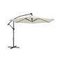 SONGMICS Outdoor Umbrella, 32 LED Lights, Sand