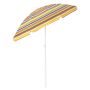 Outdoor umbrella, with table and cup holders, Multicolored, Ø 198.12 × 198.12 cm