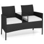 Outdoor sofa, 2-seater, 126 × 62 × 84 cm