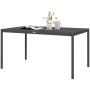 Outdoor table Outsunny 145x90x74cm., dark gray