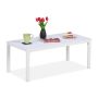 Välilaud Relaxdays 10049580_49, Valge, 98 × 39 × 48 cm