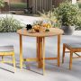 Outdoor table, foldable, Ø 91 × 75 cm