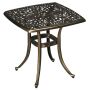 Outdoor table Outsunny 54x54x52.5cm., bronze color