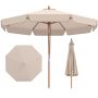 Outdoor table umbrella, 8 ribs, 300 × 300 × 254 cm