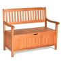 Outdoor bench, 125 l, 106.68 × 58.42 × 90.17 cm