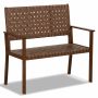Outdoor bench, 2-seater, 108 × 101 × 57 cm