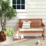 Outdoor Bench, Double, Brown, 110.49 × 81.28 × 62.23 cm