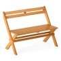Outdoor bench, foldable, for two people, 55.88 × 106.68 × 80.01 cm