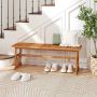 Outdoor bench, 2 pcs, 35 × 130 × 45 cm