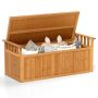 Outdoor bench, 209 l storage box, 128 × 58 × 53 cm