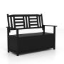 Outdoor bench, with storage compartment, 185 l, 123 × 68.5 × 96 cm