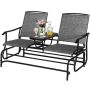Outdoor rocking chair, two-seater, 145 × 96.5 × 71 cm