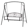 Outdoor swing Outsunny 167x123x175cm., black
