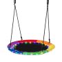 Outdoor swing, with LED lighting, Multicolored/blue