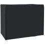 Outdoor swing cover Outsunny 220x125x172cm., black