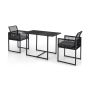Outdoor dining set, 3 pieces