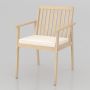 Outdoor dining chairs, 2 pcs, 64 × 86 × 59 cm