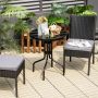 Outdoor dining chair set, 2 pcs, 44.5 × 57 × 88 cm