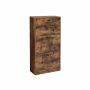 Shoe cabinet with 3 flaps
