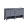 Shoe cabinet 35x120x70cm., dark gray
