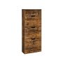 Shoe cabinet 24x60x130cm., brown